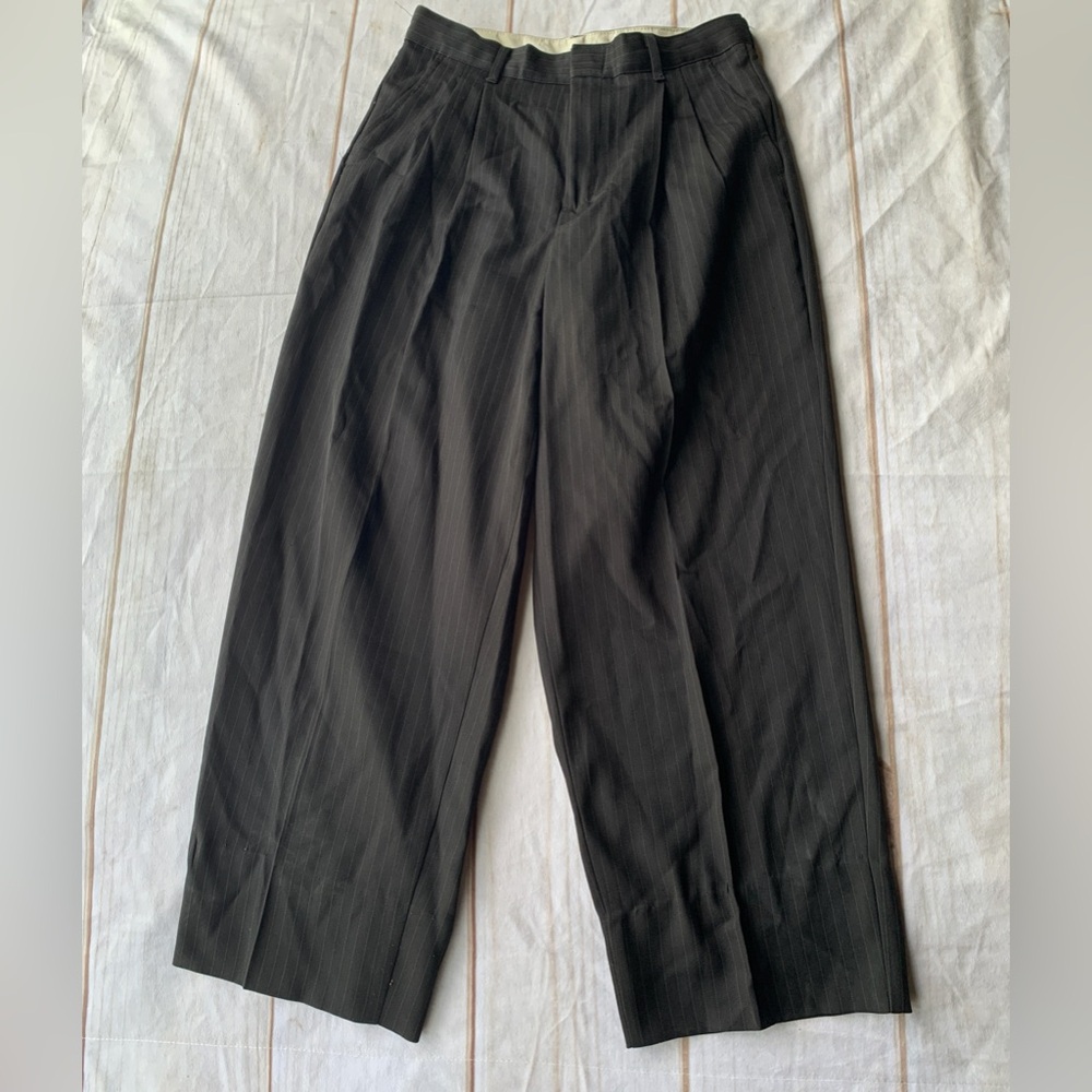 Black Pin Stripe Dress Pants Size 16